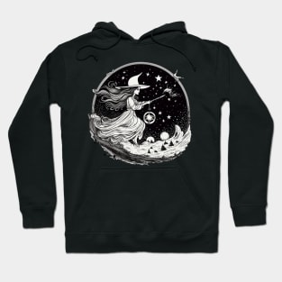 Halloween Flying Witch Hoodie